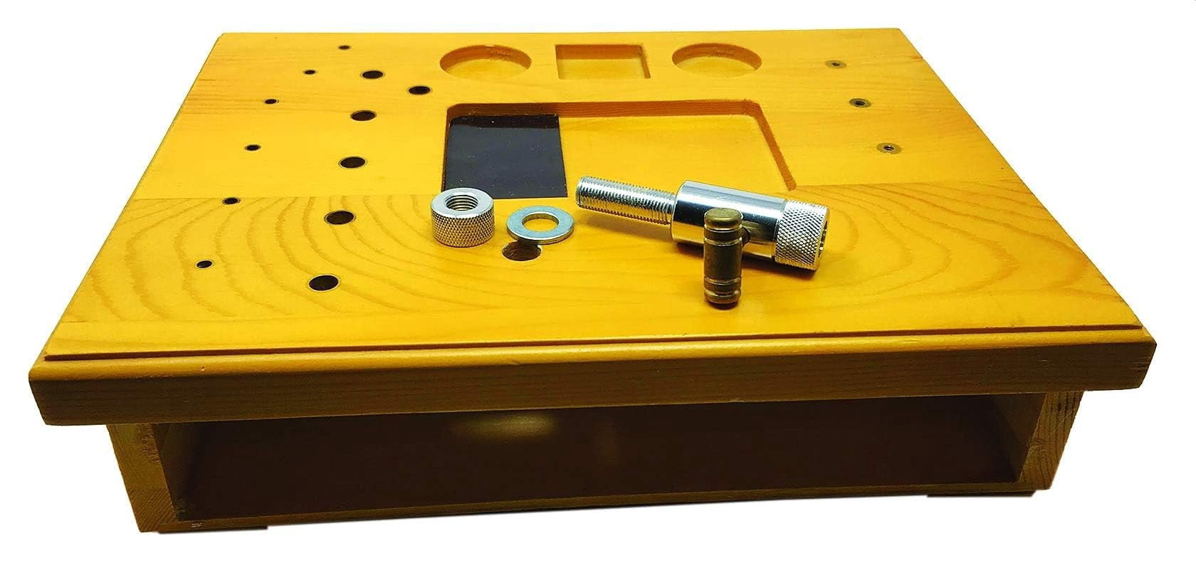 Creative Angler Wooden Fly Tying Station with Rotary Vise, Fly Tying Tools, and Fly Tying Materials