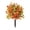 Orange Yellow, variant on Artificial Violet Flowers Outdoor with Stake, UV Resistant Waterproof Faux Flower Bush for Garden Yard Lawn Porch Patio Decor, Realistic Blue Artificial Plants for Indoor Outdoor Home Decoration
