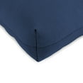 thumbnail image 3 of Jordan Manufacturing Sunbrella 18" x 18" Canvas Navy Solid Square Tufted Contoured Outdoor Wicker Seat Cushion (2 Pack), 3 of 9