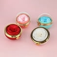 thumbnail image 7 of Preserved Real Pink Forever Rose Rotating Box, Eternal Flower Rotating Jewelry Box Gifts for Women Mom Grandma Wife Girlfriend,Birthday Valentine's Day, 7 of 7