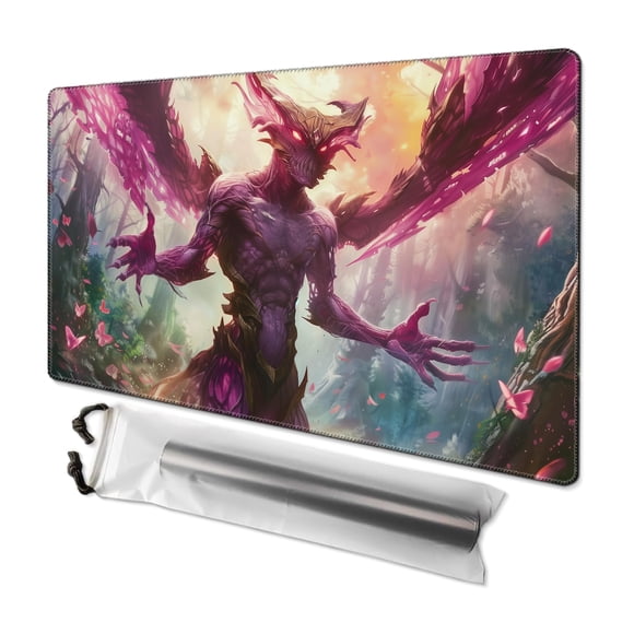 Tapete de juego Komick 61 x 36 cm con zonas para TCG, Magic y Yu-Gi-Oh!