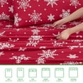 Gogreen 4PC Queen Sheet Set Deep Pocket Fit 17", Breathable Microfiber