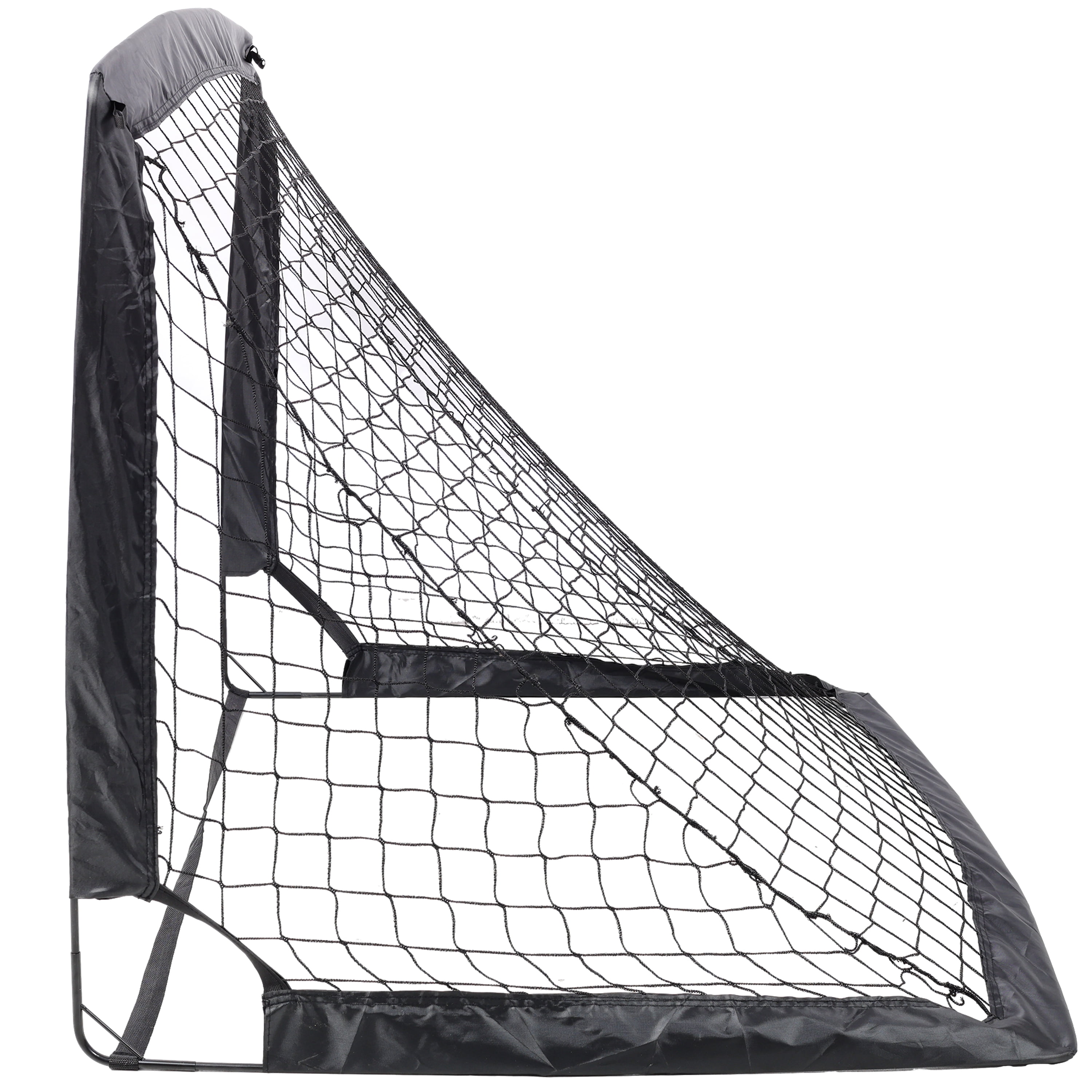 2 Pack Pop Up Soccer Goals, Foldable Portable Soccer Nets with Carry Bag & Ground Stakes, for Kids Youth Adults Backyard Play and Soccer Training