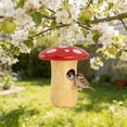thumbnail image 4 of Natural Wood Hanging Birdhouse for Backyard Small Birds – Weather-Resistant Outdoor Nesting Box with Easy Hang & Clean Design for Garden Bird Shelter and Decoration, 4 of 6