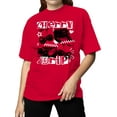 thumbnail image 2 of Cherry Drip Graphic Design Women's T-shirt, 2 of 3