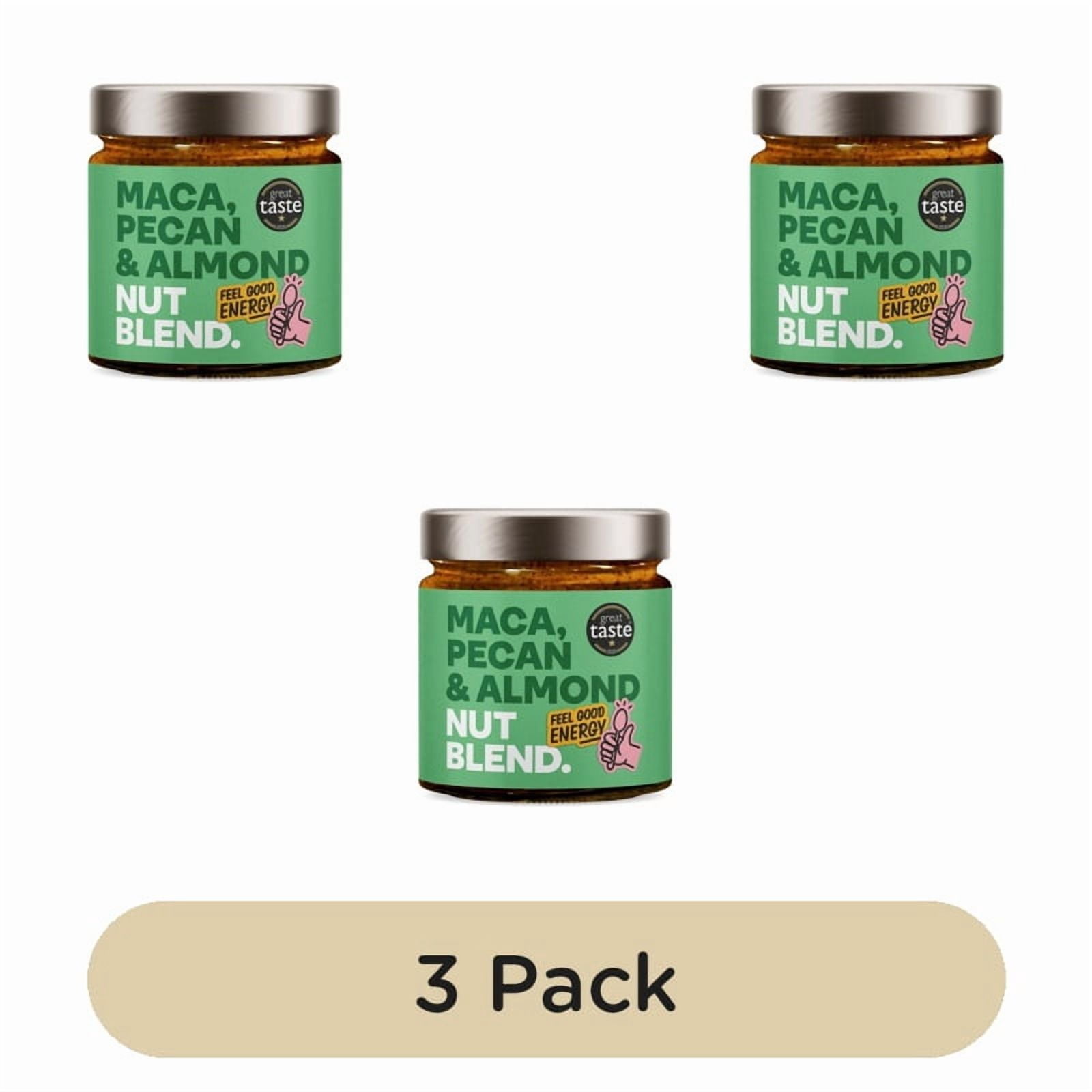 Nut Blend Maca, Pecan & Almond Butter 200g, British Import (Pack of 3)