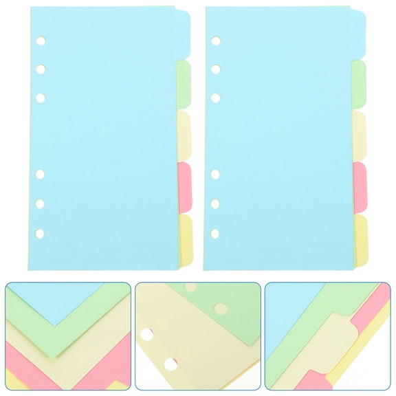 YSNOOWE Dowling Paper Binder Dividers 10Set For Books Students