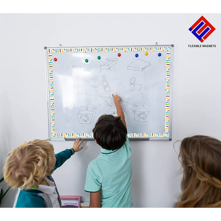Magnetic Kids DIY Writing Whiteboard Drawing Note White Board School  Accessories