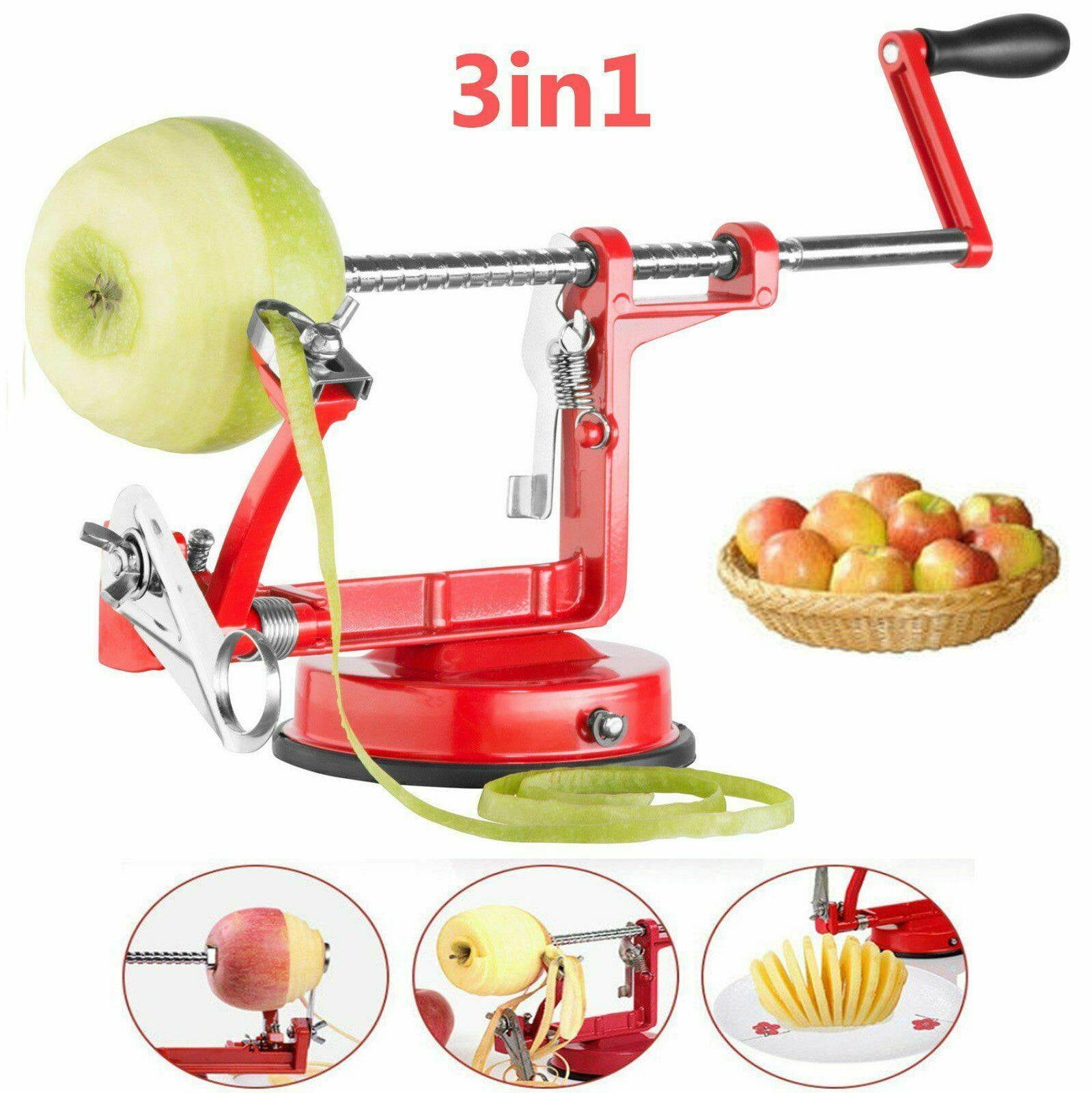 Details about   New 3 in 1 Apple Pear Peeler Slicer Corer Potato Cutter Kitchen Fruit Dicer 