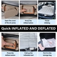 thumbnail image 4 of Coverado Air Mattress for SUV, Thickened Flocking Travel Camping Bed with Electric Pump, Inflatable Bed for SUV Trunk, Gray, 4 of 9