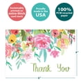 thumbnail image 4 of Tree-Free Greetings Thank You Greeting Card 12 Pack, 4x6, Spring Floral Wedding (TK61338), 4 of 7