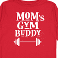 thumbnail image 4 of Inktastic Mom's Gym Buddy Fitness Workout Boys or Girls Long Sleeve Toddler T-Shirt, 4 of 5