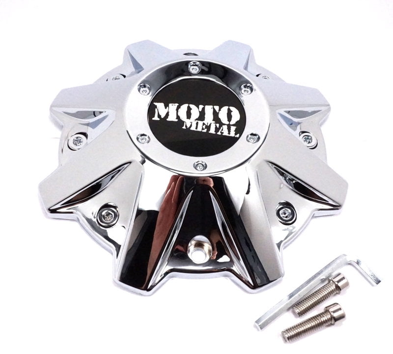 Moto Metal Chrome Wheel Center Hub Cap 5/6/8 Lug MO201