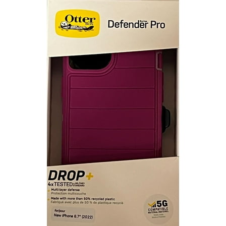 OtterBox Defender Pro Series Case and Holster - iPhone 14 Plus Morning Sky