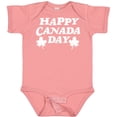 thumbnail image 3 of Inktastic Happy Canada Day with Distressed Maple Leaves Boys or Girls Baby Bodysuit, 3 of 5