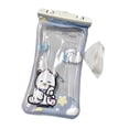 thumbnail image 4 of Bolsa impermeable para teléfono con dibujos animados, con cordón, pantalla táctil, bonita funda impermeable para teléfono flotante para deportes al Oso blanco, 4 of 9
