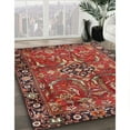 thumbnail image 2 of Ahgly Company Indoor Rectangle Traditional Orange Salmon Pink Persian Area Rugs, 2' x 5', 2 of 6