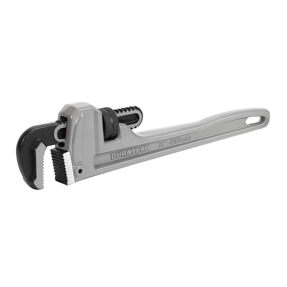 Llave para tubos DURATECH, aluminio resistente, 25 cm, ajustable