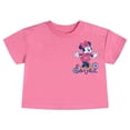 thumbnail image 2 of Disney Minnie Mouse T-Shirt and French Terry Shorts Outfit Set Newborn to Infant, 2 of 4