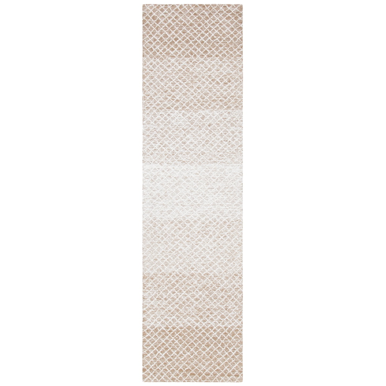 SAFAVIEH Micro-Loop Arnold Diamond Area Rug, Beige/Ivory, 4' x 6'