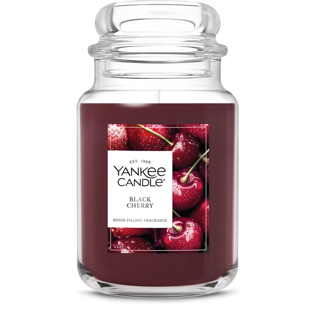 Candle Yankee Candle Black Cherry 624 ml 150 h Burn