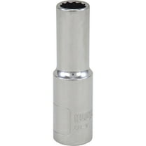 Klutch Deep Socket, Metric, 14mm, 1/2in.-Drive, 12-Pt.