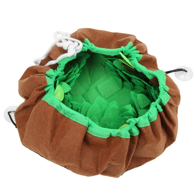 Pet Snuffle Feeding Bowl, Dog Sniffing Pad Foldable Interactive Boredom Relief for Home for Cats Red,Yellow,Brown