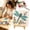 F#1, variant on Cottage Garden Mosaic DIY Kit - Watering Can Mosaic Art Kit for Adults & Beginners, Relaxing Craft Hobby Set Includes Vibrant Beads, Glue, Tweezers & Display Easel, Aesthetic Home Decor Gift(D)