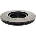 thumbnail image 2 of StopTech Slotted & Drilled Sport Brake Rotor Fits select: 2009-2014 VOLKSWAGEN JETTA, 2012-2022 VOLKSWAGEN PASSAT, 2 of 4