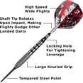 thumbnail image 3 of Juego de dardos Viper Blitz 95 con punta de acero de tungsteno, 24 g, con funda, 3 of 9