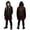 0#Wine256, variant on Lullu Toddler Boys Halloween Open Front Hoodie Graphic Long Sleeve Hooded Oversized Cardigan Coat, Sizes 4-5