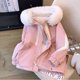 thumbnail image 5 of Chaqueta con capucha de manga larga, Parka holgada de gran tamaño con cuello de piel, abrigo grueso y cálido, ropa de invierno, 5 of 5