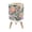 Color 2, variant on Small Trash Can with Lid Garde Stained Glass Sunset Turbulent Ocean Waves 1.8 Gallon Dog Proof Trash Can Round Garbage Can Waste Bin Wastebasket for Bathroom Bedroom Living Room