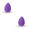 thumbnail image 3 of Seitruly Belleza facial maquillaje esponja base cosmética Puff reutilizable portátil polvo Gadgets suministros para profesionales Violeta 2piezas Seitruly CBP205943, 3 of 6