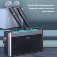 thumbnail image 4 of Portable Karaoke Machine, Singing Machine  5.0 Iron Mesh Plastic  for Indoor, 4 of 7