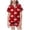B295 Red, variant on Likimi Child Kids Girls Halloween Pajamas Set Short Sleeve Hallowmas Pumpkin Print Lapel Button Down Pjs Tops With Shorts For Party Casual Sleepwear