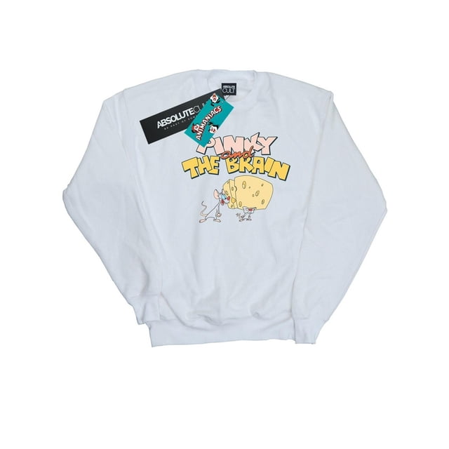 Animaniacs Sweat-Shirt pour Femmes Pinky et le Cerveau Tête de Fromage