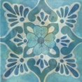 thumbnail image 2 of McCavitt, Naomi 12x12 White Modern Wood Framed Museum Art Print Titled - Patinaed Tile VI, 2 of 4