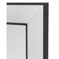 thumbnail image 3 of Hitchcock Butterfield Indoor Bathroom / Washroom / Dressing Home Decorative Mirror 33.75" x 33.75" Square Xavier Modern Silver and Black, 3 of 4