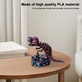 thumbnail image 3 of Impresión 3D Transfronteriza Cráneo Integrado Las Articulaciones Del Tyrannosaurus Rex Pueden Moverse Libremente Adornos Modelo Mano Dinosaurio (rojo Negro) Rojo, 3 of 9