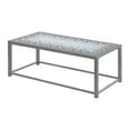 thumbnail image 3 of Monarch Specialties Coffee Table, Accent, Cocktail, Rectangular, Living Room, 42" L, Blue Tile, 3 of 6