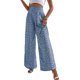 thumbnail image 2 of Pantalones Largos para Mujer,Pantalones Largos para Mujer Pantalones Sueltos De Cintura Alta para Mujer Pantalón De Cintura Alta con Estampado Floral Funcionalidad Versátil, 2 of 6