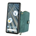 thumbnail image 4 of for Google Pixel 7 Wallet Case, Crossbody Phone Purse with Card Holder for Women, Zipper PU Leather Carrying Cover Gift with Shoulder Strap Kickstand Anti-drop for Google Pixel 7 - Green, 4 of 8