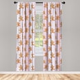 thumbnail image 3 of Ambesonne Gingerbread Man Curtains, Xmas Goodies, Pair of 28"x95", Multicolor, 3 of 5