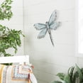 thumbnail image 1 of Deco 79 Eclectic Metal Dragonfly Wall Decor, 25" x 1" x 16", Turquoise, 1 of 7