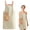 C, variant on Women's Apron Kitchen Apron with Pocket, Printed Cotton Canvas Aprons for Women Cooking Grill Baking, Kitchen Apron for Home Use Oil Prevention, A