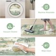 thumbnail image 5 of Kitchen Rugs Sets of 3 Non Slip Washable Kitchen Mats for Floor, Waterproof Abstract Kitchen Runner Rug, Floor Mat Carpet for Hallway, Laundry, Sink, Entryway, Bathroom, Green, 5 of 5