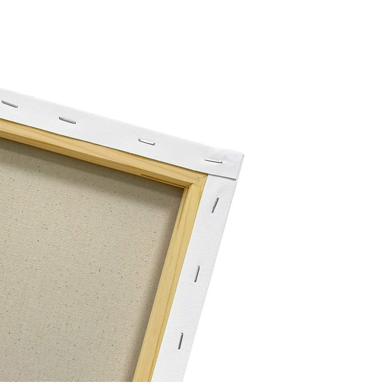 KINGART® White Canvas Panels, Classic, Multiple Sizes, Set of 28