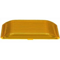 Lasalle Bristol Gsam4028 Rectangular Rv Porch Light Replacement Lens - Amber
