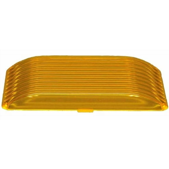 Lasalle Bristol Gsam4028 Rectangular Rv Porch Light Replacement Lens - Amber